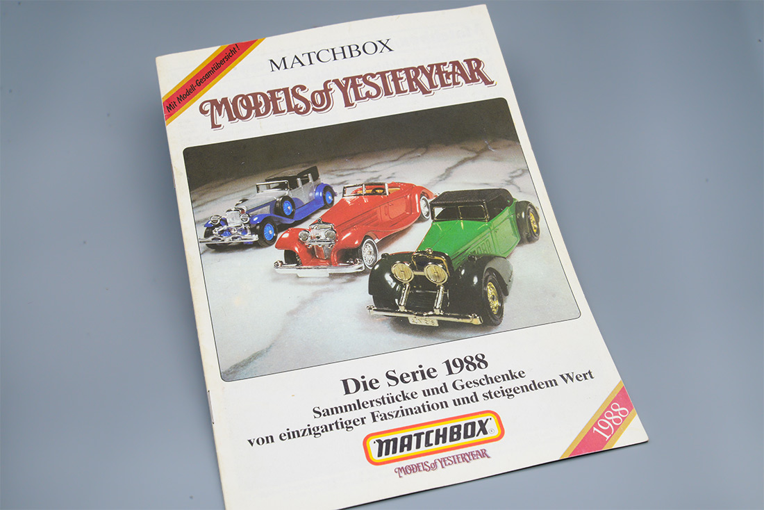 Каталог Matchbox Models of Yesterday 1988 - KAT-MB-1988