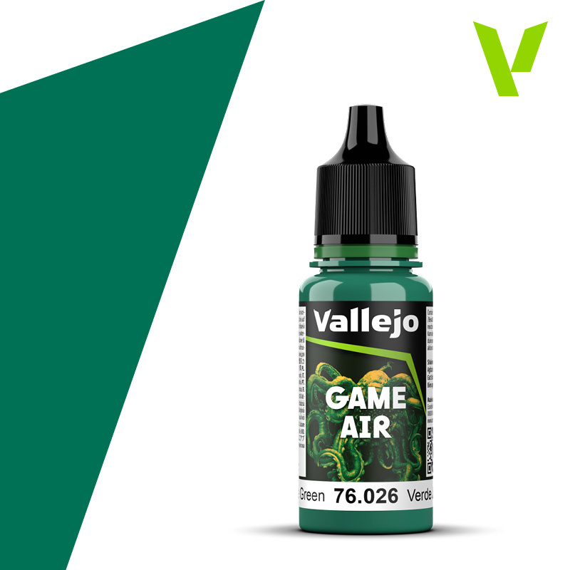 Краска акриловая Game Air Нефритовый / Jade Green, 18мл - 76026
