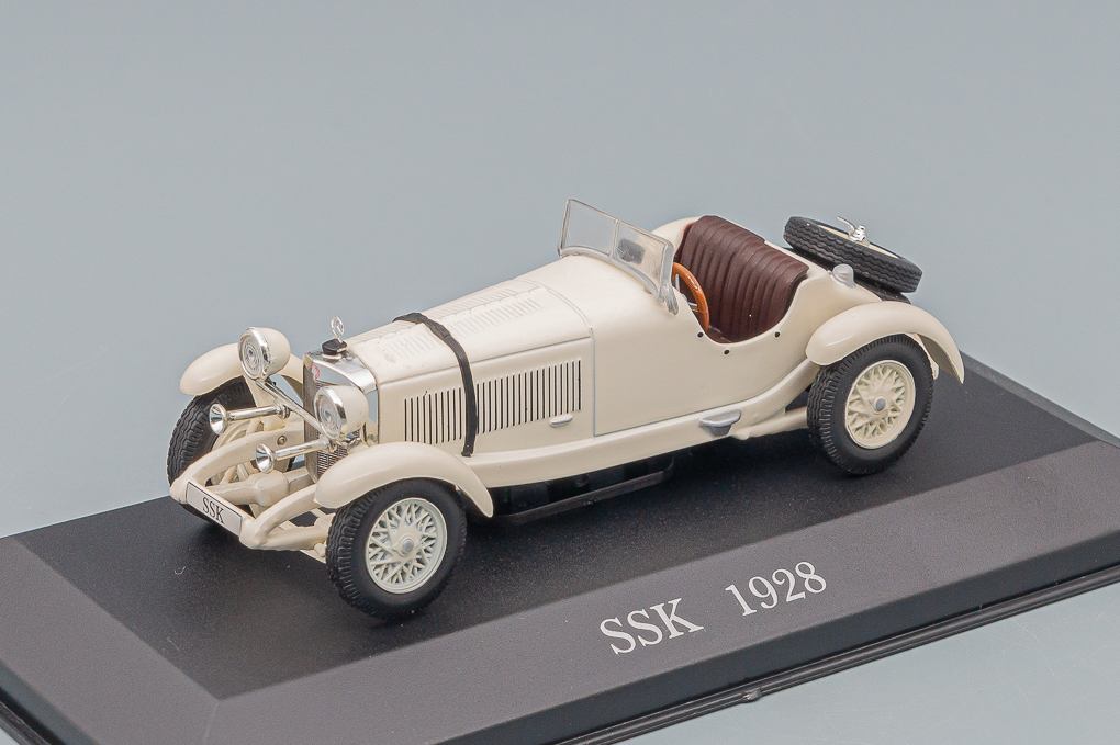 1:43 MERCEDES-BENZ SSK (1928), Mercedes-Benz Offizielle Modell-Sammlung 13, beige - MB013