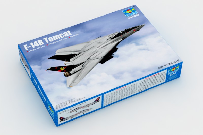 1:144 Сборная модель Американский истребитель F-14B SUPER TOMCAT - 03918