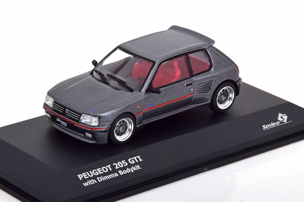 1:43 PEUGEOT 205 GTI with Dimma Bodykit, grey metallic - S4310804