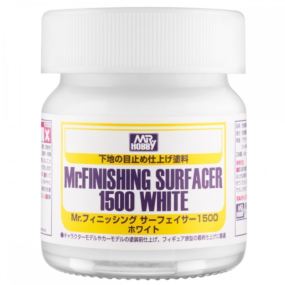 Грунтовка MR.FINISHING SURFACER 1500 WHITE 40мл - SF-291