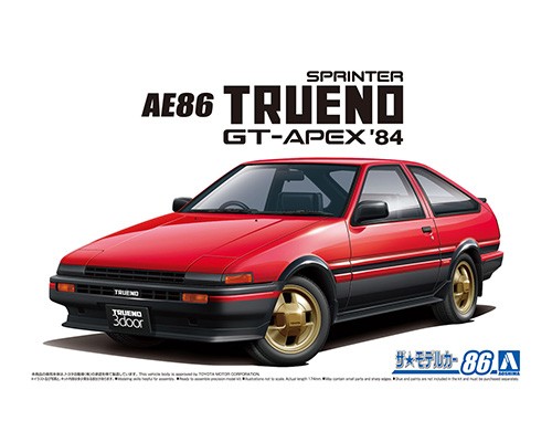1:24 Сборная модель Toyota Sprinter Trueno AE86 GT-APEX 84 - 05969