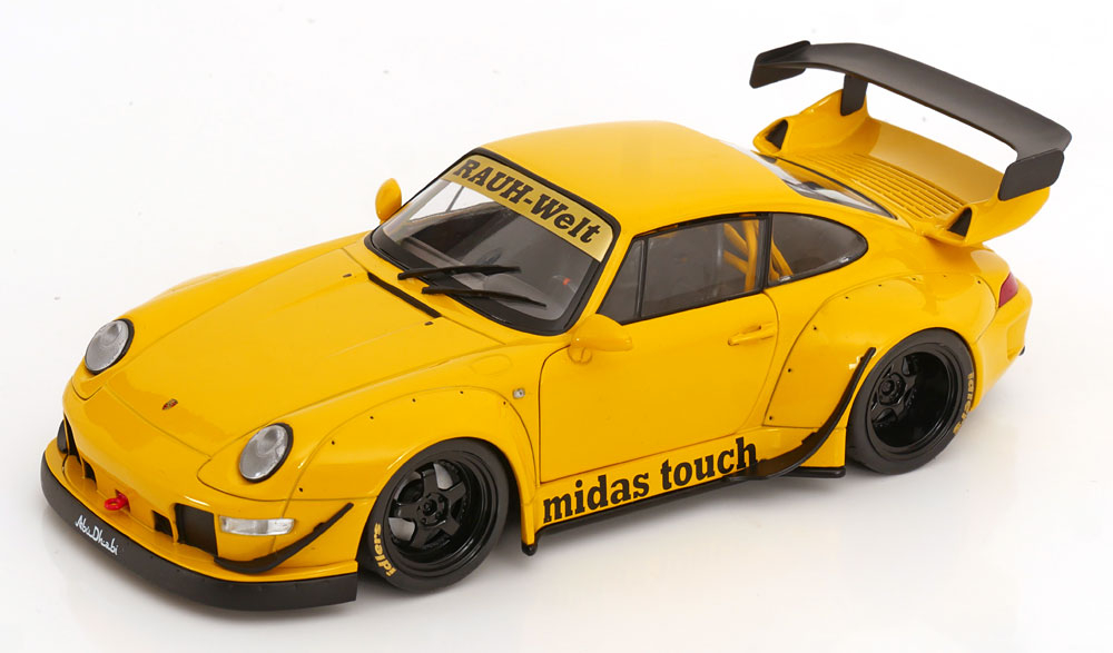 1:18 PORSCHE 911 (993) RWB Bodykit Coupe Midas Touch (2020), yellow - S1808504