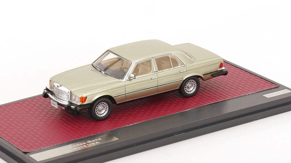 1:43 MERCEDES-BENZ S-class 450se (w116) Usa Version (1977), Light Green Met - MX11302-221