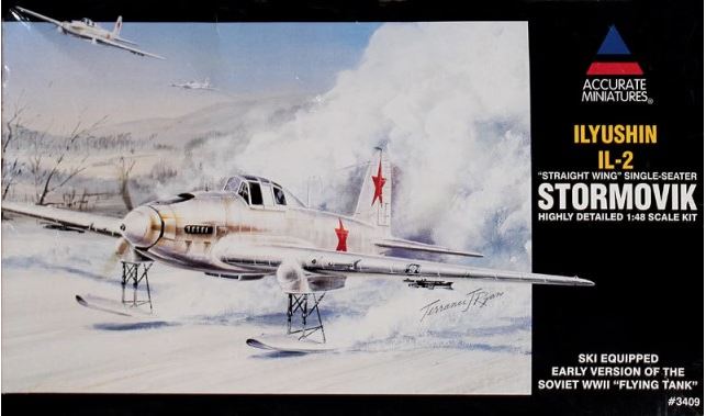 1:48 (Уценка!) Сборная модель Ilyushin Il-2 Stormovik 'Straight Wing' Single-Seater - 3409-Z1