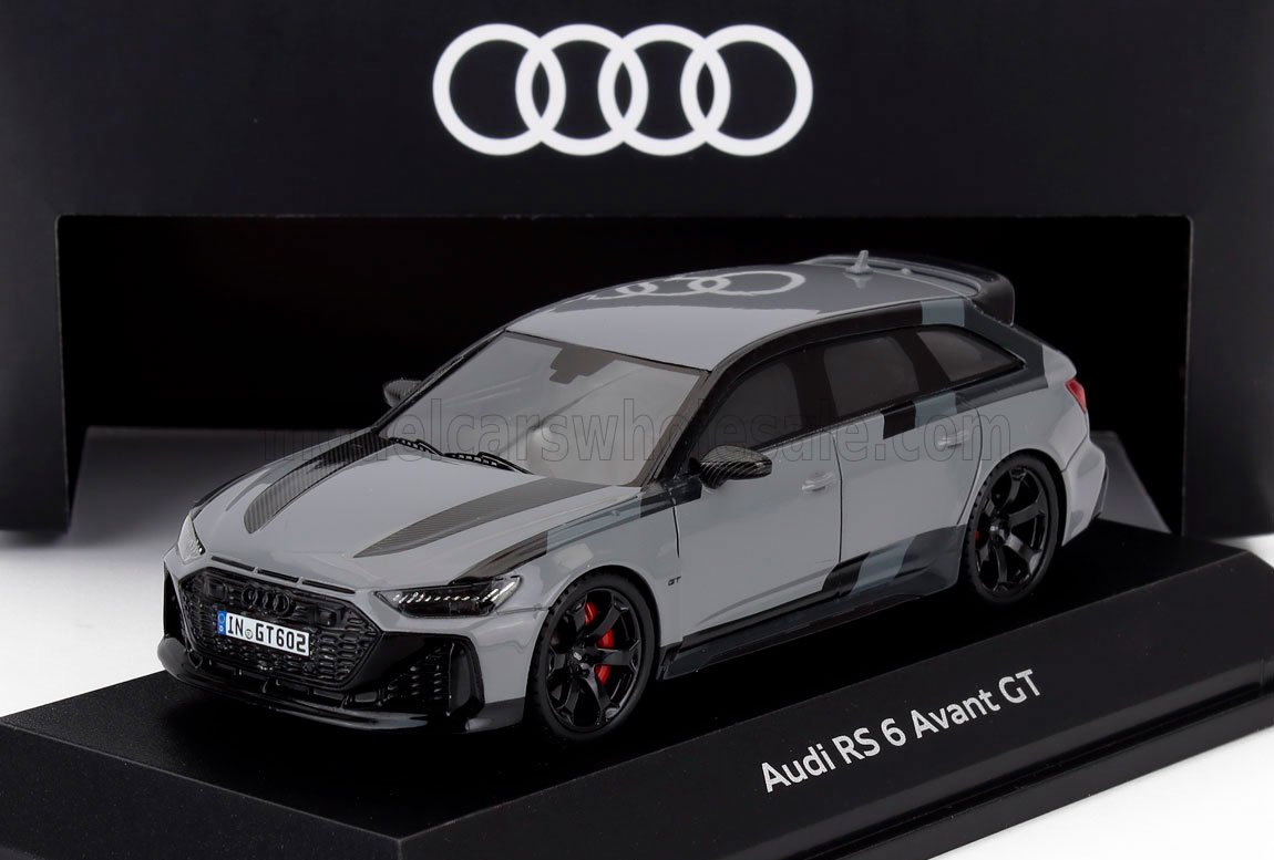 1:43 AUDI A6 Rs6 Gt Avant Sw Station Wagon (2024), Grey - 5012516231