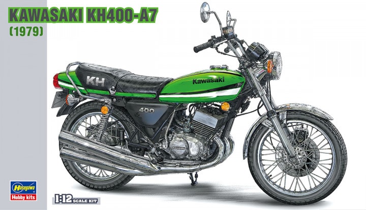 1:12 Сборная модель Kawasaki KH400-A7 - 21506