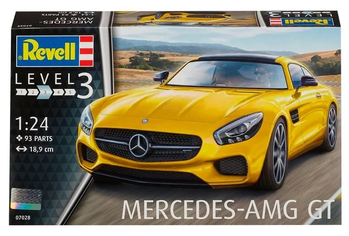 1:24 (Уценка!) Сборная модель Спорткар MERCEDES-BENZ AMG GT - 07028-Z1