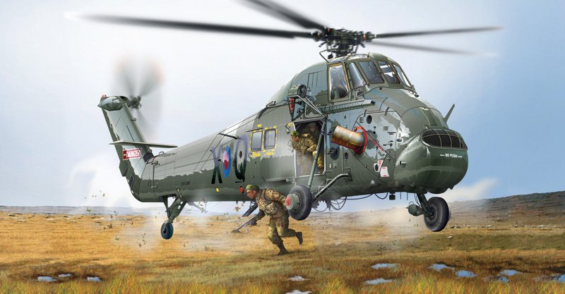 1:48 Сборная модель Вертолет Wessex UH.5 - 2720