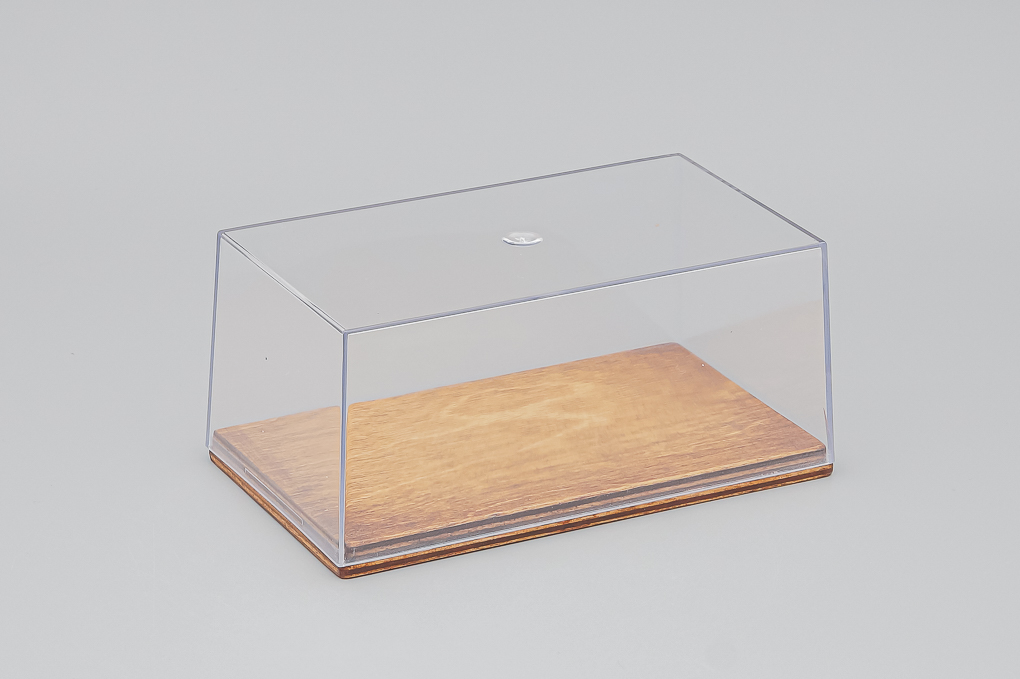 Бокс с деревянным подиумом Тёмный орех - SB023