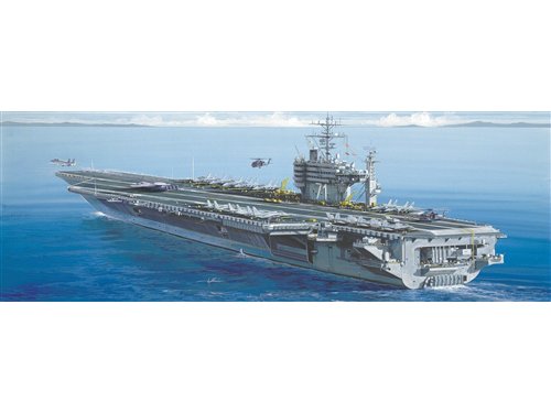 1:720 Сборная модель Корабль U.S.S. ROOSEVELT CV-71 - 5531