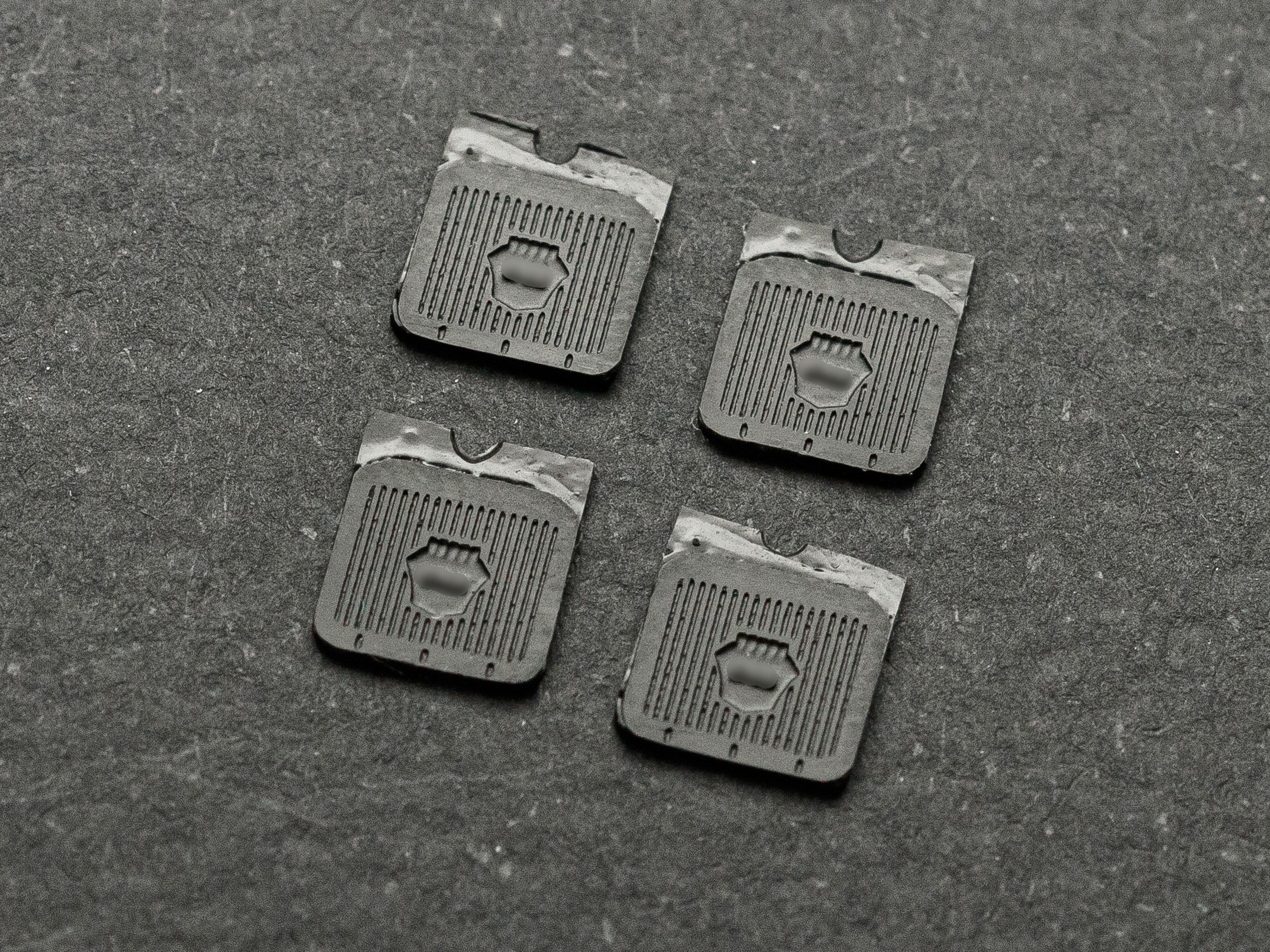 1:43 Брызговики №9 (3102), комплект 4шт. - SEC046