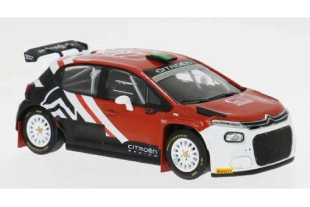 1:43 CITROEN C3 Rally2 WRC L.Stroll/N.Pinto, Rally Fafe Test (2025), black/red/white - RAM975B
