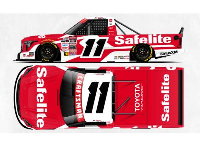 1:64 Toyota Tundra #11 Kaden Honeycutt *Safelite*, red/white 2026 - T112665SFLKT