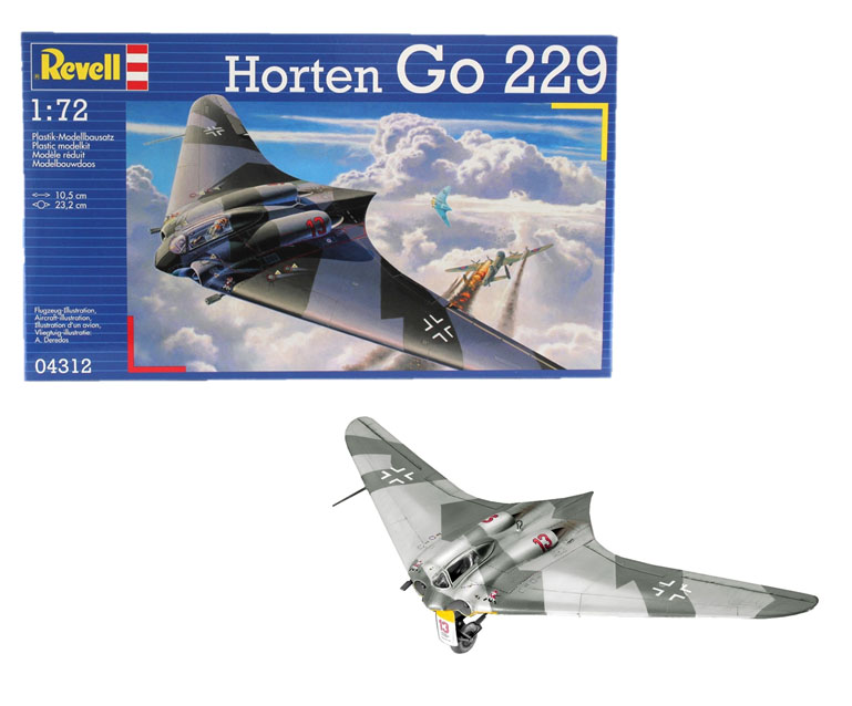 1:72 Сборная модель Cамолет Hornet Go-229 - 04312