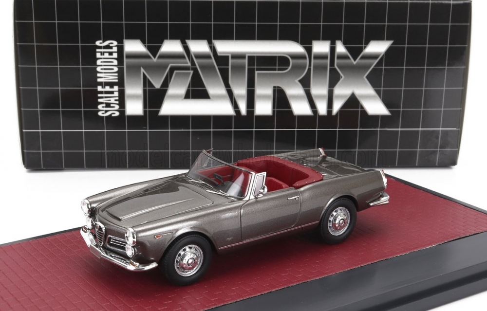 1:43 ALFA ROMEO 2600 Spider Cabriolet Open (1962), Grey Met - MX40102-153
