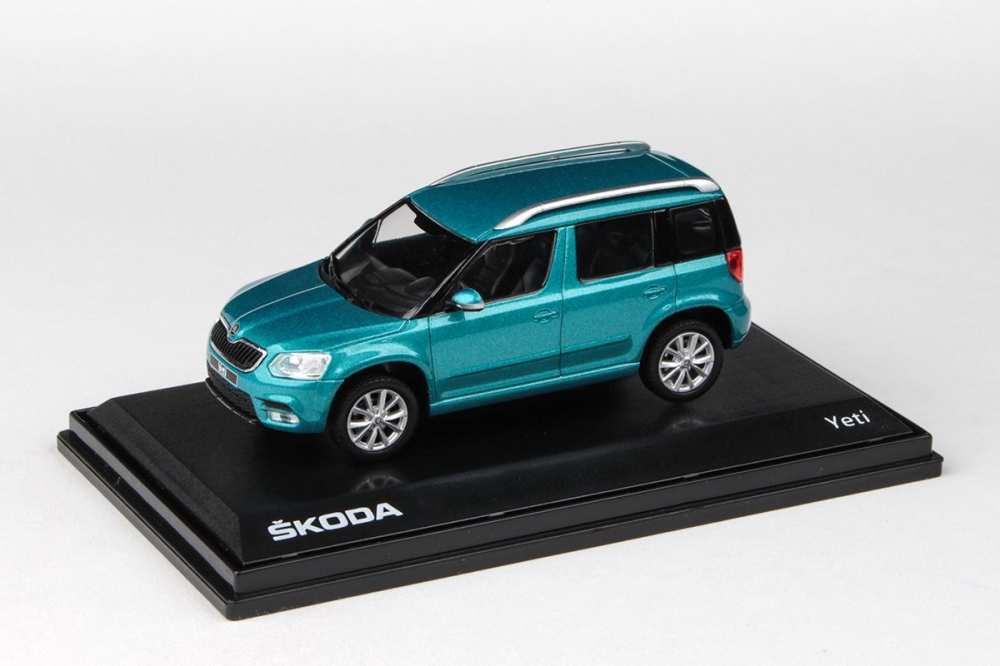 1:43 SKODA Yeti FL 2013 Modrá Sea Metalíza - 031MC