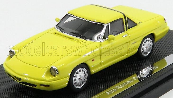 1:43 ALFA ROMEO Spider Hard-top (1990) 4ª Ed Ultima Serie - The Last, Giallo Ginestra - Yellow - MR43104C.GG