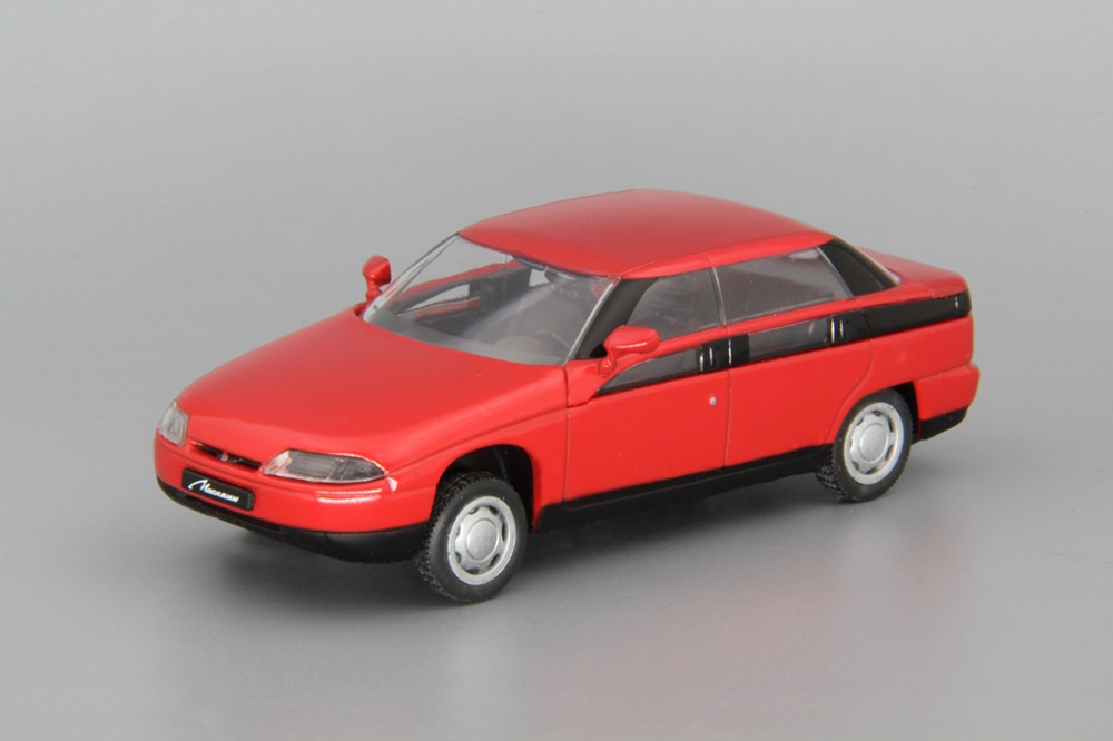 1:43 МОСКВИЧ 2143 Яуза, Автолегенды СССР 125, красный - AL125