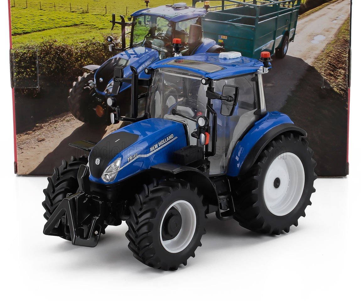1:32 NEW HOLLAND T5.120 Tractor (2018), синий /черный - 43400