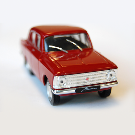 1:43 MOSKVITCH 408, Masini de Legenda 10, красный - mas010