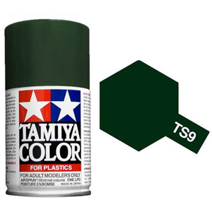 TS-9 British Green (Британская зеленая) аэрозольная краска, 100 мл. (в баллоне) - 85009