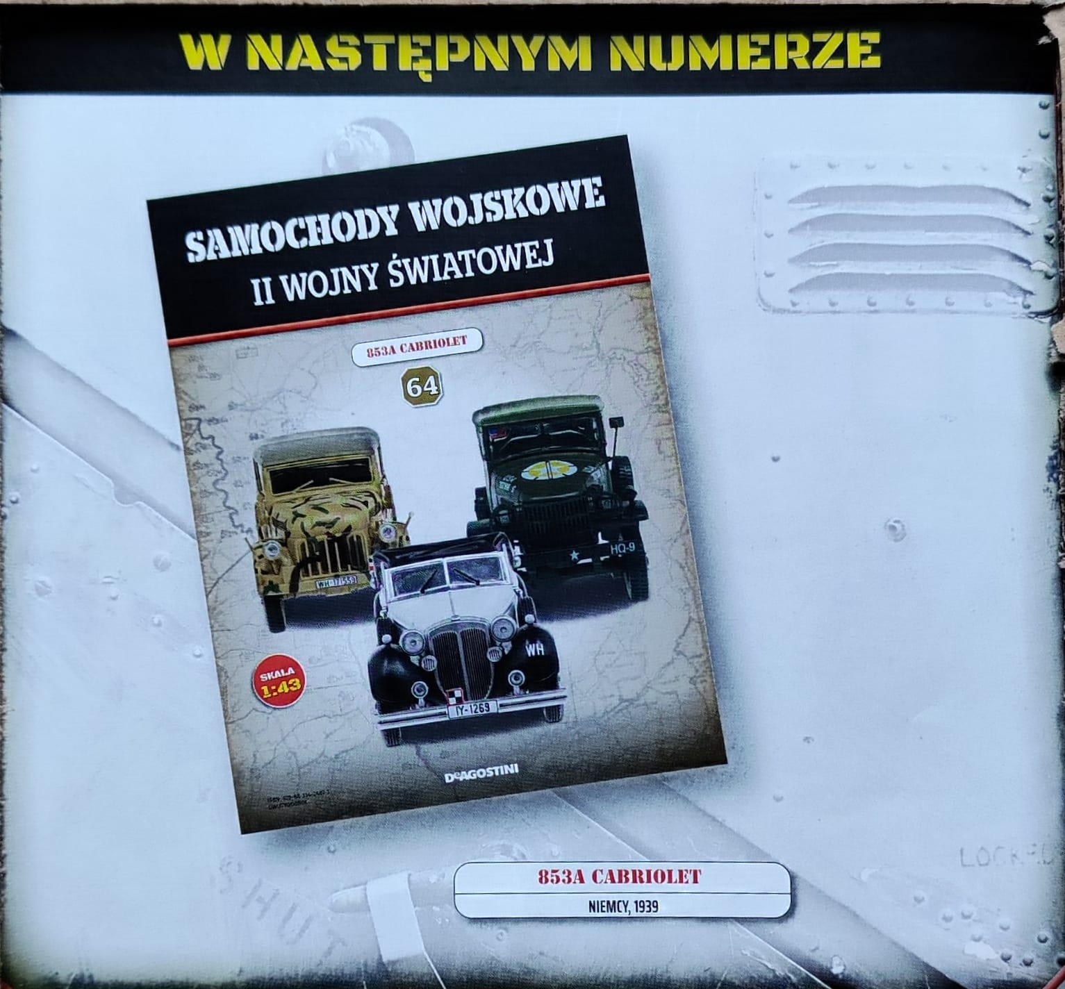 1:43 853A Cabriolet из серии Samochody Wojskowe Ii Wojny Światowej - SW064