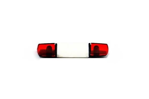 1:43 Проблесковый маяк Hella Light, белый/красный - CAL-B-43-021RA
