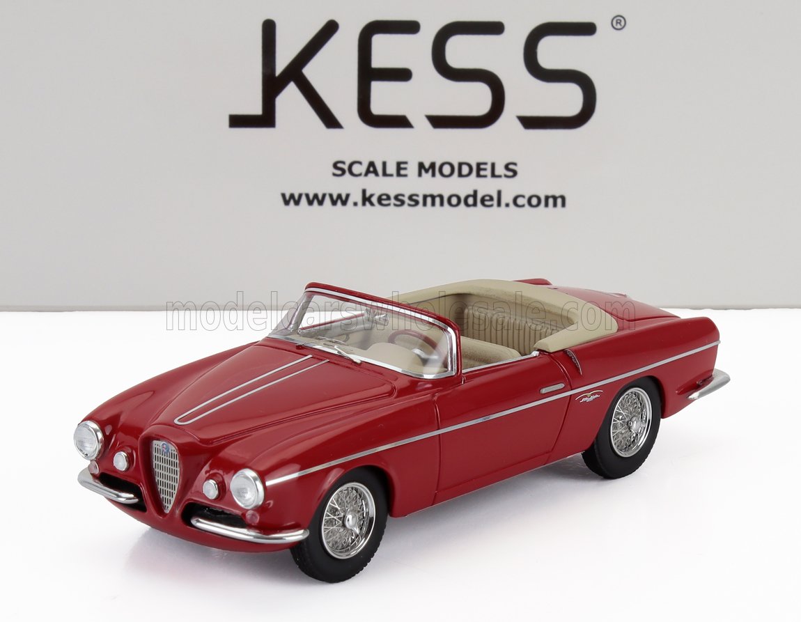 1:43 ALFA ROMEO 1900c Ss Sn01959 Ghia Aigle Cabriolet Open (1955), Red - KE43000402
