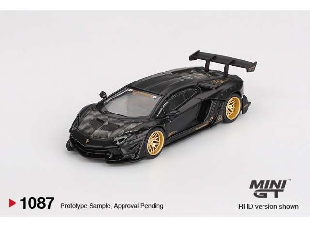 1:64 LAMBORGHINI Aventador LB-Works Limited Edition (2025), matte black - MGT01087LHD
