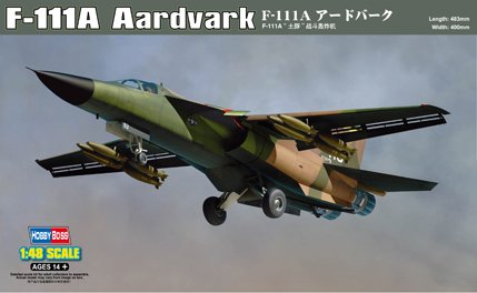 1:48 Сборная модель Самолет F-111 А Aardvark - 80348
