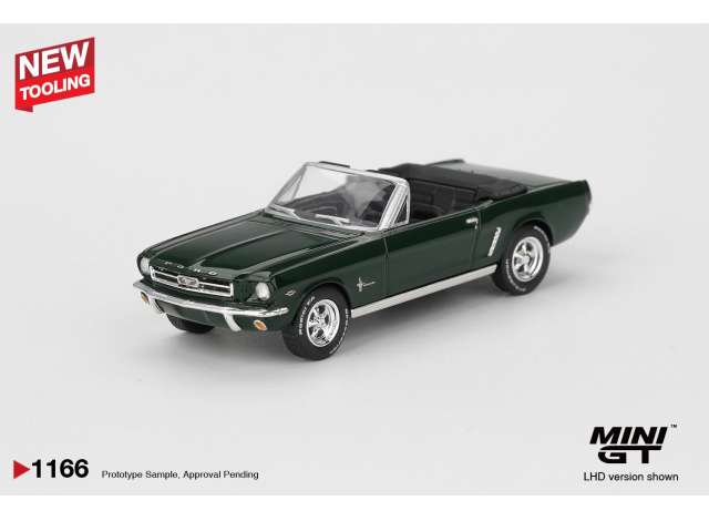 1:64 Ford Mustang Convertible, highland green 1964 - MGT01166BL
