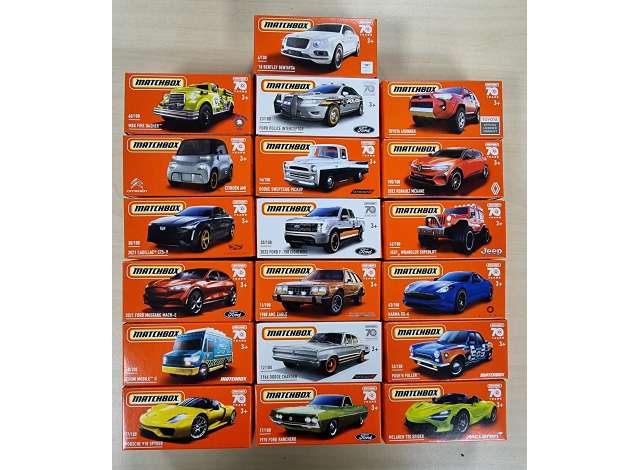 1:64 Matchbox Power Grabs, ассортимент 979J, 48 моделей - DNK70-979J~48