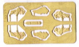 1:43 Фототравление Набор эмблем 'ЗУБР' для Минский - AKF011