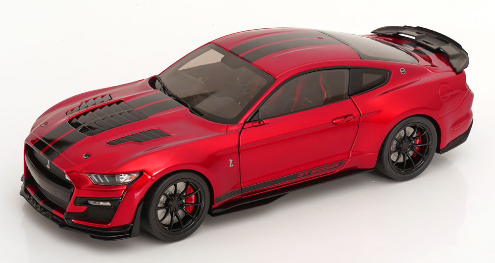 1:18 FORD Shelby Mustang GT500KR Coupe (2023), red metallic / black - S1805914