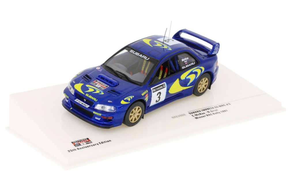 1:43 SUBARU Impreza S5 WRC #3 '555 Subaru WRT' McRae/Grist победитель RAC Rally 25th RAC Anniversary Edition (1997) - RAC390A