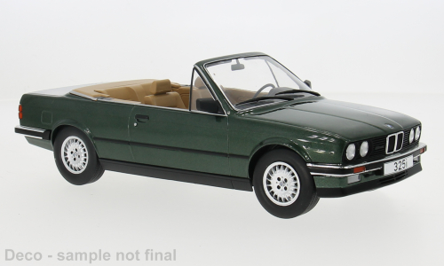 1:18 BMW 325i (E30) Cabriolet (1985), dark green - MCG18545