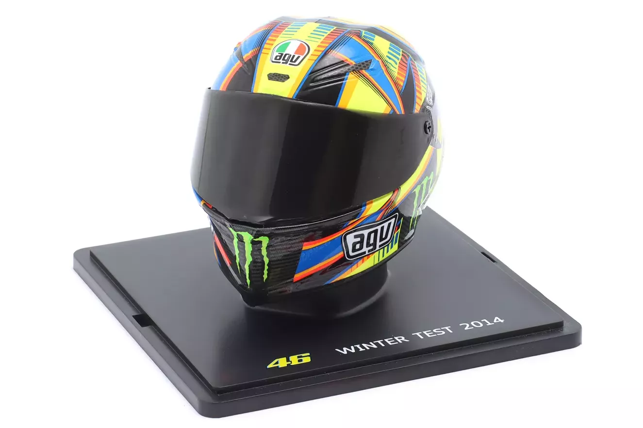 1:5 MINI HELMET winter test MotoGP #46  Valentino Rossi №46 (2014) - MT9ALA0042