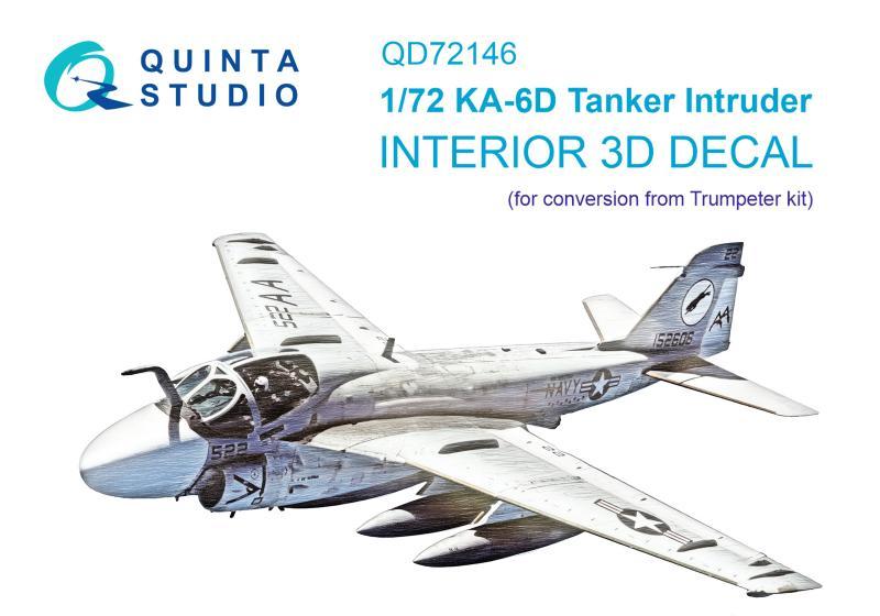 1:72 3D Декаль интерьера кабины KA-6D Intruder (конверсия для Trumpeter) - QD72146