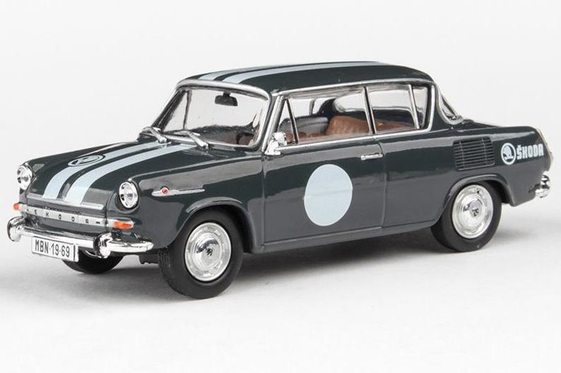 1:43 SKODA 1100MBX (1969) Narozeninové Embéixo, Šedá - 721CD