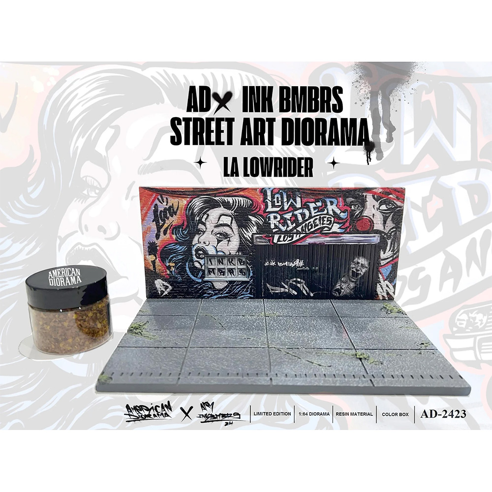 1:64 Diorama – Street Art LA Lowrider - 2423