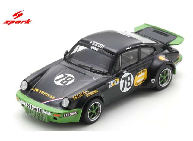 1:64 PORSCHE 911 Carrera RSR #78 24H Le Mans B.Wollek/C.Grandet (1975), black/green - 64S026