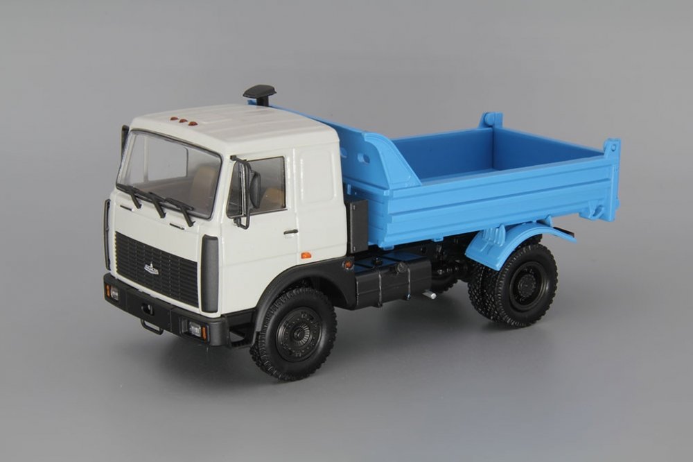1:43 Минский 55514020 самосвал (1996-1999), серый / синий - H7070