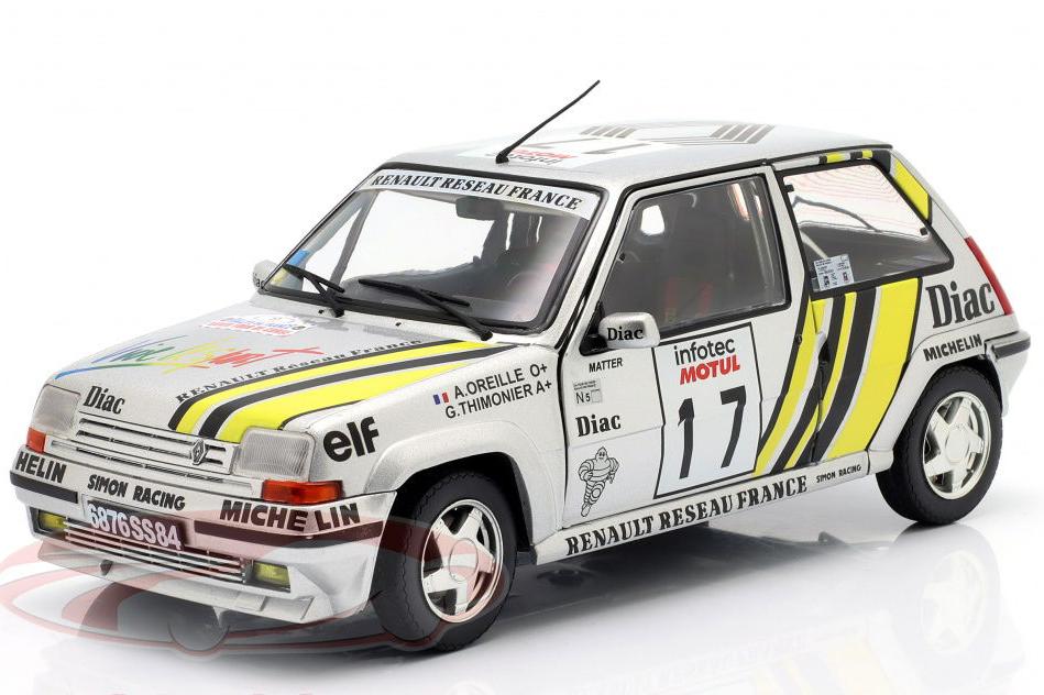 1:18 RENAULT 5 GT Turbo №17 8th Rallye Tour de Corse Alain Oreille, Gilles Thimonier (1989) - S1810005