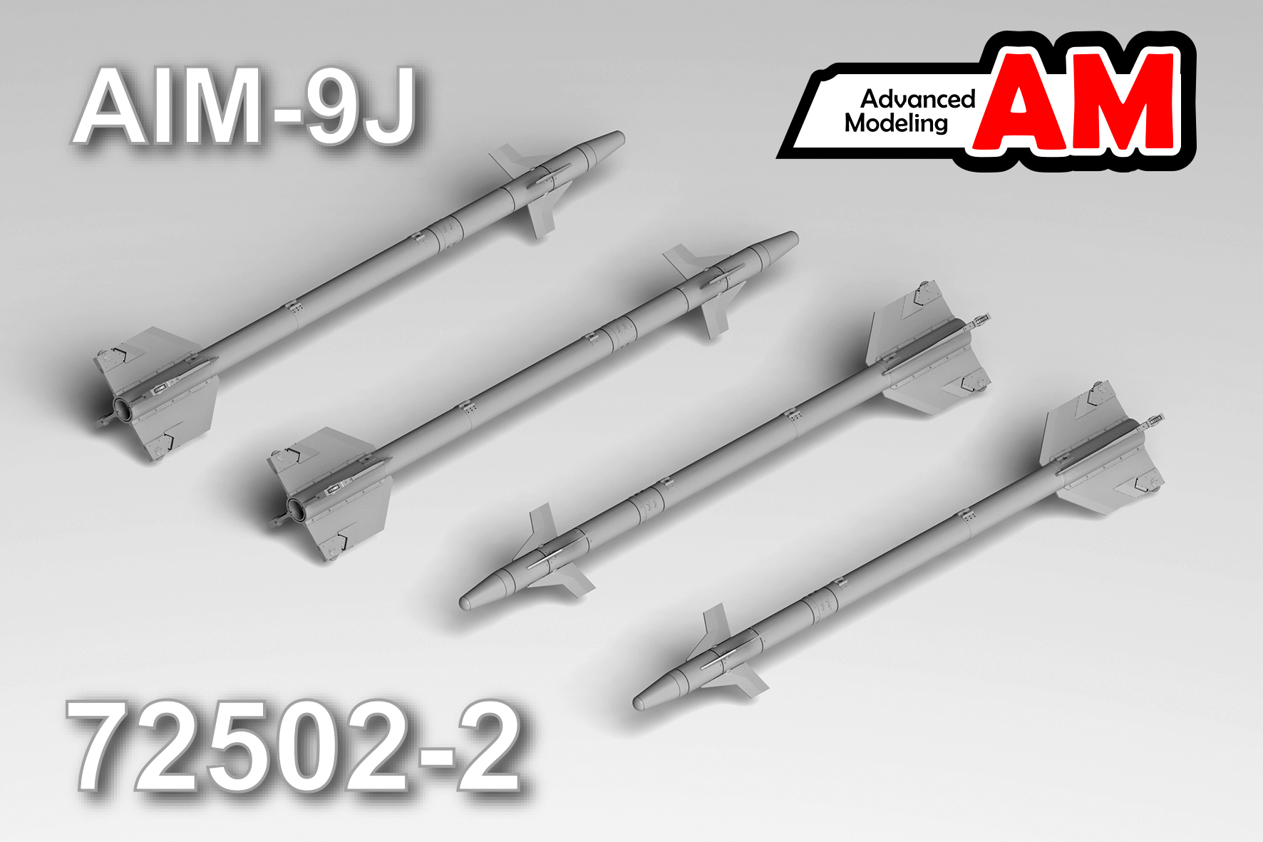 1:72 Авиационная управляемая ракета AIM-9J - amc 72502-2
