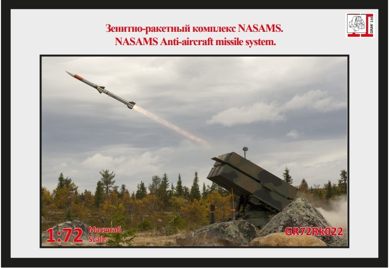 1:72 Сборная модель Зенитно-ракетный комплекс NASAMS - GR72Rk008