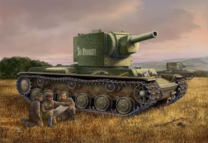 1:48 Сборная модель Танк Russian KV-2 Tank - 84816
