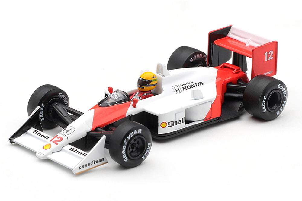 1:64 McLAREN MP4/4 #12 Ayrton Senna Canadian Grand Prix Winner (1988), red/white - MGT01228-L