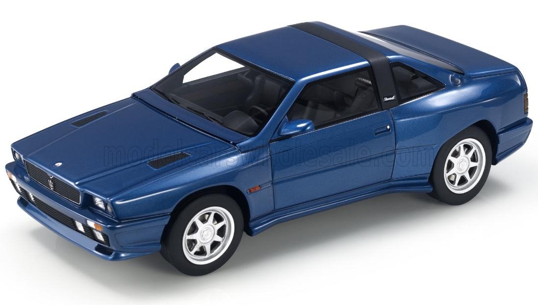 1:18 MASERATI Shamal (1989), Blue Met - LS050C